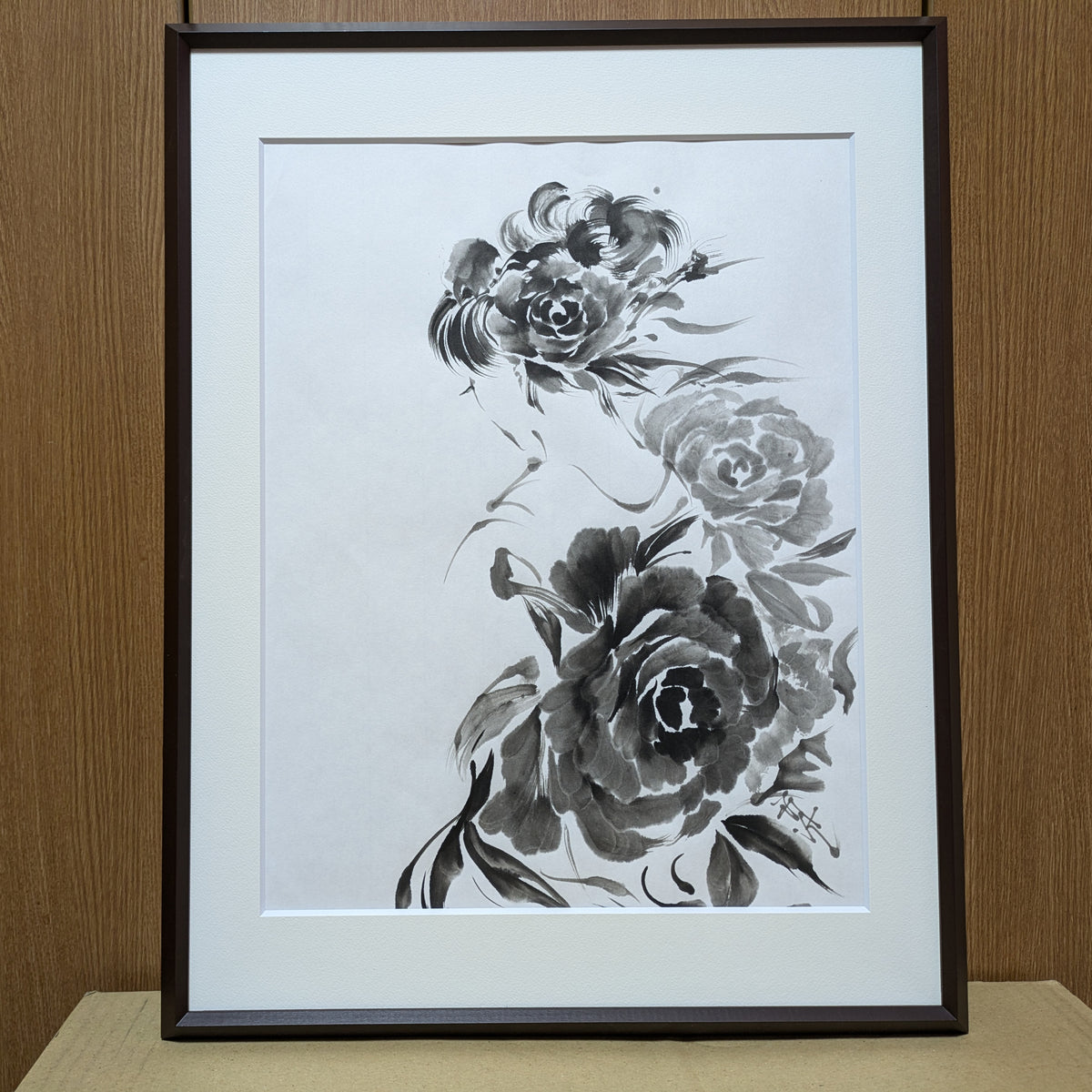 【匿名配送】牡丹・絵・風水・縁起物・最高の花・花王・尊い花 0_ca72c4aabb0ba4f49bdfa349397c