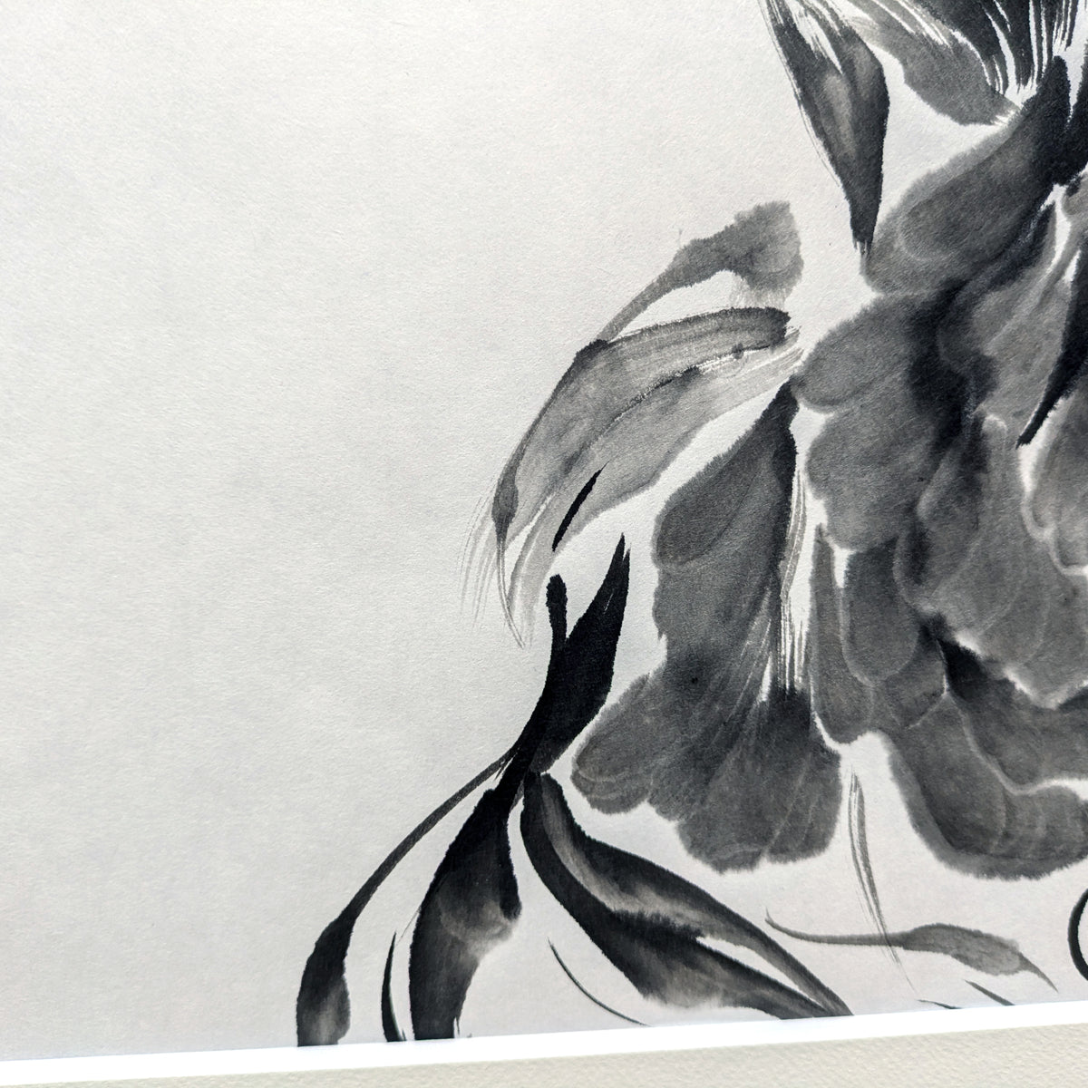 油彩画 [ 牡丹　百花王 ] 額付　原画 油彩画 [ 牡丹 百花王 ] 額付 原画 真作 絵画 [雨森三郎] 油彩画