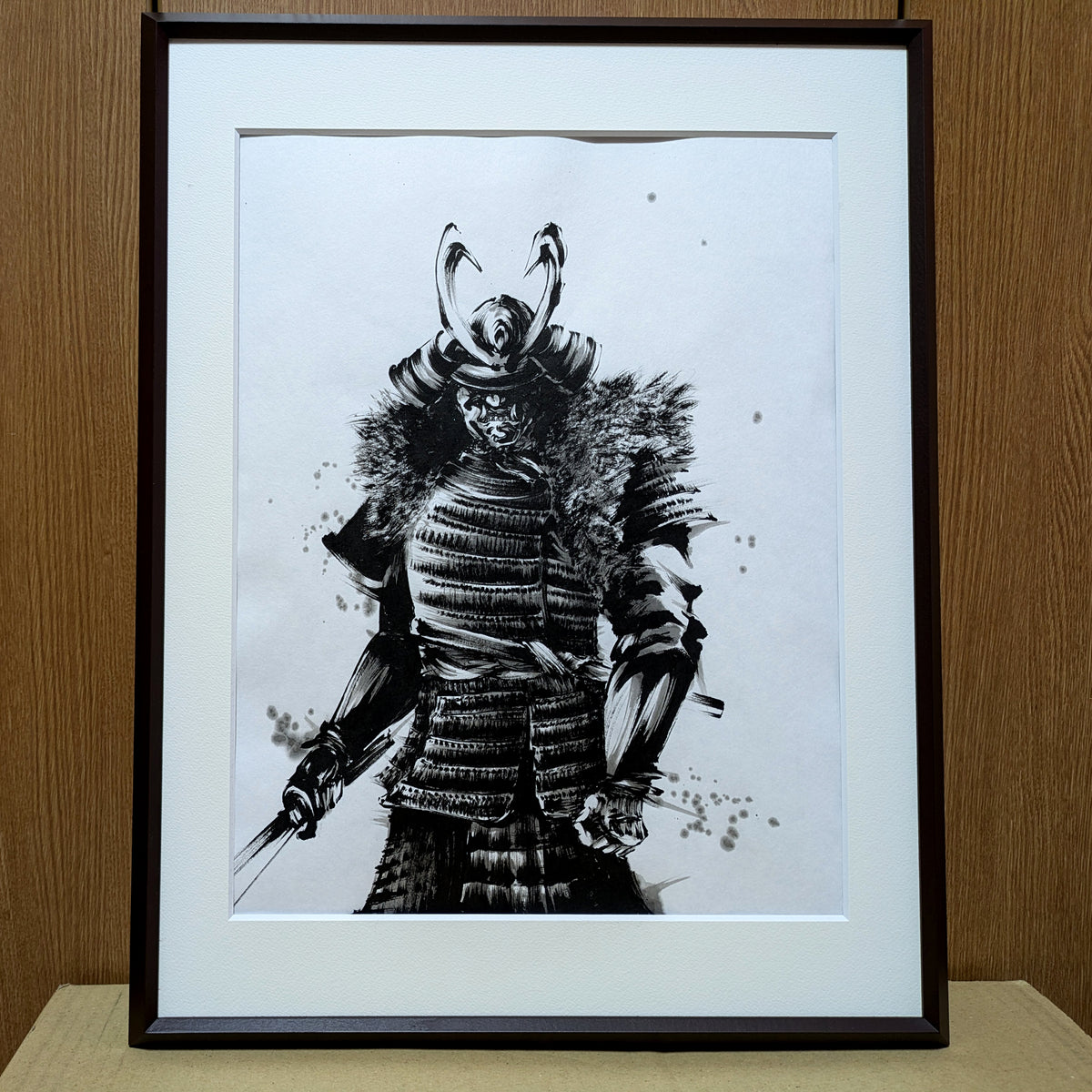 【真作】絵画　日本画　武者群像戯画　戦国武士の詩と筆墨画　武者絵　W179 武者絵の画像を浮世絵師別に見る